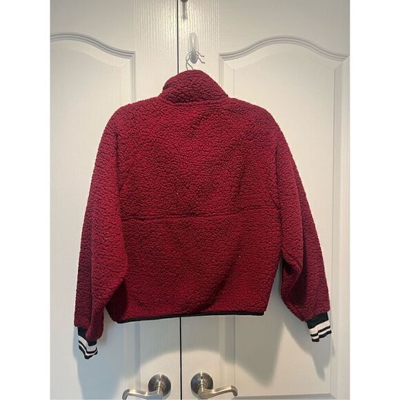 TOMMY HILFIGER SPORT Women's Faux Sherpa Half-Zip Pullover size S - Picture 4 of 7